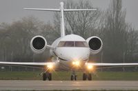 G-MPMP @ EGHH - Head on close up as turning to line up on 08 - by John Coates