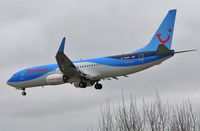G-TAWK @ EGHH - About to land 08 on another dark, wet day. - by John Coates