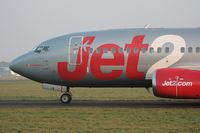 G-CELS @ EGHH - Jet2; close up of the nose. - by Howard J Curtis