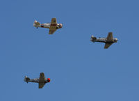 N3931R @ KCJR - Three ship with N3931R leading N98RJ and N36 - Culpeper Air Fest 2012