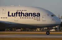 D-AIMB @ MIA - Lufthansa A380 - by Florida Metal