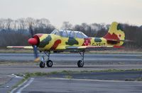 G-YFUT @ EGFH - Resident Yak-52.  - by Roger Winser