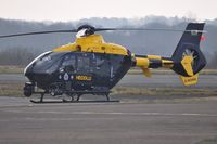 G-WONN @ EGFH - Visiting South and East Wales Police Air Support Unit helicopter (Police 32). Marked POLICE on the starboard side. - by Roger Winser