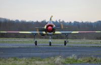 G-YFUT @ EGFH - Resident Yak-52.  - by Roger Winser