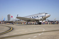 VH-AES @ YMAV - Hawdon Operations (VH-AES) Douglas DC-3C-S1C3G in Trans Australia Airlines livery at the 2013 Avalon Airshow. - by YSWG-photography