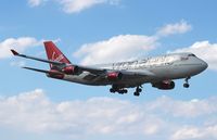 G-VBIG @ MIA - Virgin Atlantic (Tinker Belle) 747-400