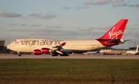 G-VBIG @ MIA - Virgin Atlantic (Tinker Belle) 747-400