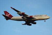 G-VROM @ MCO - Virgin Atlantic Barbarella 747-400