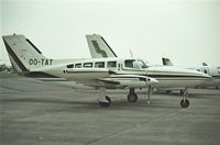 OO-TAT @ EBOS - 1975 Cessna 402B - by Raymond De Clercq