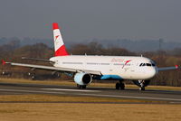 OE-LBE @ EGCC - Austrian Airlines - by Chris Hall