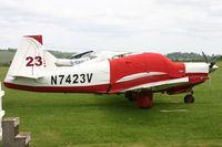 N7423V @ EGLS - Privately owned. - by Howard J Curtis