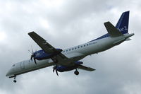 OH-SAS @ ESSA - Blue1 Saab 2000 approaching Stockholm Arlanda airport, Sweden. - by Henk van Capelle