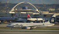 N524AS @ KLAX - Taxiing to gate - by Todd Royer