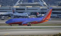 N414WN @ KLAX - Taxiing to gate - by Todd Royer