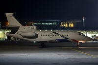 VP-CLB @ GRZ - Taxing on GRZ Airport at night.