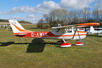 G-AWUL @ EGHP - Reims Cessna F150H at Popham - by moxy