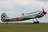 G-SVET @ EGHA - Privately owned. Named 'Svetlana'. - by Howard J Curtis
