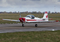 G-BYOD @ EGSH - Arriving at SaxonAir.