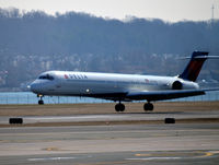 N954DN @ KDCA - Landing - a moment before touchdown  - by Ronald Barker