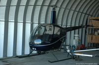 N472SH @ F13 - Inside one of the small hangars at Shell Creek Airpark. - by Carl Byrne (Mervbhx)