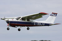 G-BBJV @ EGHA - Privately owned. 'Pilot' magazine titles. - by Howard J Curtis