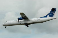 OH-KRH @ ESSA - Aero Airlines ATR-72 approaching Stockholm Arlanda airport.