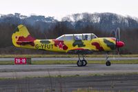 G-YFUT @ EGFH - Resident Yak-52. - by Roger Winser