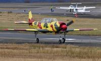 G-YFUT @ EGFH - Resident Yak-52. - by Roger Winser