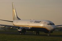 EI-CSV @ EGHH - Ryanair, old colours. - by Howard J Curtis