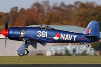 G-CBEL @ EGHH - Privately owned. Just about to land. Gorgeous aeroplane, gorgeous sound. - by Howard J Curtis