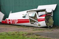 G-BTGP @ EGHH - Privately owned. In pieces outside Airtime. - by Howard J Curtis