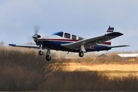 G-BKMT @ EGFH - Resident Saratoga II SP. Previously registered N8005Z. - by Roger Winser