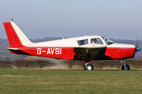 G-AVSI @ EGHA - At the New Year's Day Fly-In. Privately owned. - by Howard J Curtis