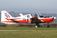 G-BZMD @ EGHA - At the New Year's Day Fly-In. Privately owned. Painted as XX554/09. - by Howard J Curtis