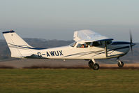 G-AWUX @ EGHA - At the New Year's Day Fly-In. Privately owned. - by Howard J Curtis
