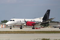 N343AG @ KFLL - SAAB 340B - by Mark Pasqualino
