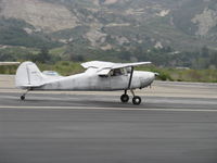 N4516C @ SZP - 1952 Cessna 170B, Continental C145 145 Hp, landing roll Rwy 22 - by Doug Robertson