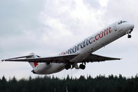SE-RDT @ ESSA - Flynordic MD-82 taking off from Stockholm Arlanda airport, Sweden. - by Henk van Capelle