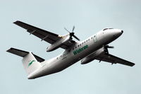 LN-WFB @ ESSA - Widerøe Dash-8-300 taking off from Stockholm Arlanda airport, Sweden. - by Henk van Capelle