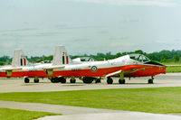 XW320 @ EGXU - XW320/71 1FTS. Taken on flightline RAF Linton-On-Ouse - by Kevin Morgan