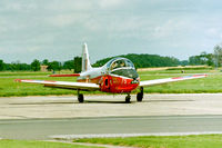 XW366 @ EGXU - XW366/75 1FTS. Taken on Flightline RAF Linton-On-Ouse - by Kevin Morgan