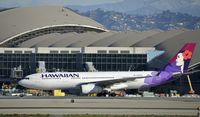 N384HA @ KLAX - Taxiing to gate at LAX - by Todd Royer