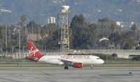 N523VA @ KLAX - Taxiing to gate at LAX - by Todd Royer