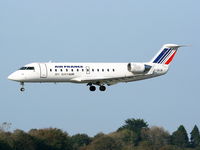 F-GRJM @ LFRB - Canadair Regional Jet CRJ-100ER, On final rwy 25L, Brest-Bretagne Airport (LFRB-BES) - by Yves-Q