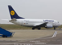 D-ABIP @ EGSH - Being towed to the Air Livery hangar.