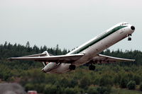 I-DAWF @ ESSA - Alitalia MD-82 taking off from Stockholm Arlanda airport, Sweden. - by Henk van Capelle