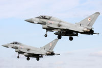 ZJ813 @ EGXC - BL/29(R) Squadron, landing with FGR4 ZJ910/BV. - by Howard J Curtis