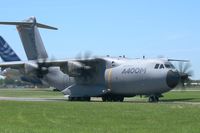 F-WWMS @ LFPB - Airbus Military A-400M Atlas, Taxiing to holding point, Paris Le Bourget Airport (LFPB-LBG) Air show 2011 - by Yves-Q