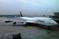 D-ABYA @ FRA - Lufthansa first airline to use the B-747-800 as a passenger plane -- Luxembourg's carrier Cargolux first to put B-747-800 in service as a freight carrier. - by Jean M Braun