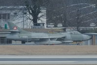 J-4085 @ LSGG - ex Swiss Air Force Hawker Hunter F.58 preserved at Geneva - by Chris Hall